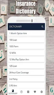 Insurance Dictionary android App screenshot 6